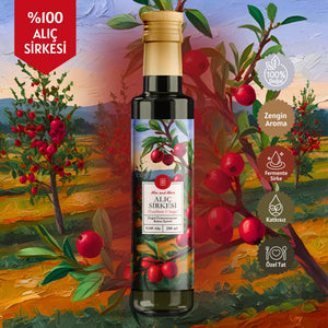 Alıç Sirkesi - Doğal Fermantasyon, %100 Doğal, Katkısız, 250 ml