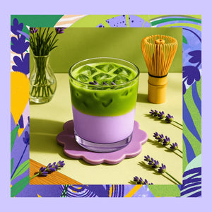 Lavender Matcha – Lavanta Aromalı Ceremonial Grade Matcha Tozu 25 g