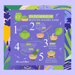 Lavender Matcha – Lavanta Aromalı Ceremonial Grade Matcha Tozu 25 g