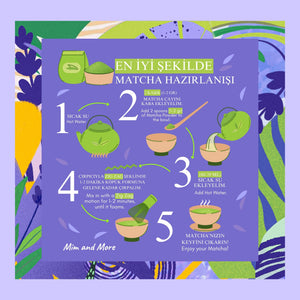 Lavender Matcha – Lavanta Aromalı Ceremonial Grade Matcha Tozu 25 g