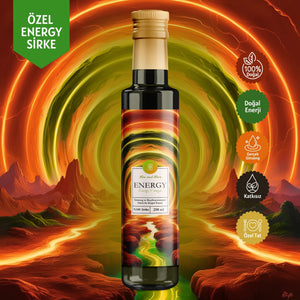 Energy Sirke - Ginseng ve Keçiboynuzlu, %100 Doğal, Enerji Sirkesi, 250 Gr
