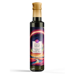 Focus Boost Sirke – Elma ve Ginseng Özlü, %100 Doğal, Katkısız Sirke, 250 ml