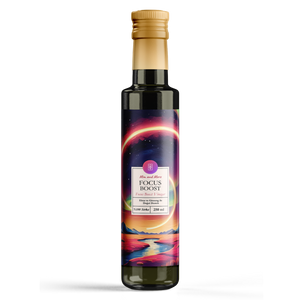 Focus Boost Sirke – Elma ve Ginseng Özlü, %100 Doğal, Katkısız Sirke, 250 ml