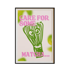 Mim and More x Luminara Studio Care For Some Matcha Poster
