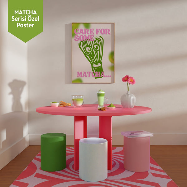 Mim and More x Luminara Studio Care For Some Matcha Poster