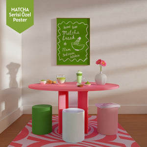 Mim and More x Luminara Studio Home Bar Matcha Break 11am 3rd Room Kitchen Poster