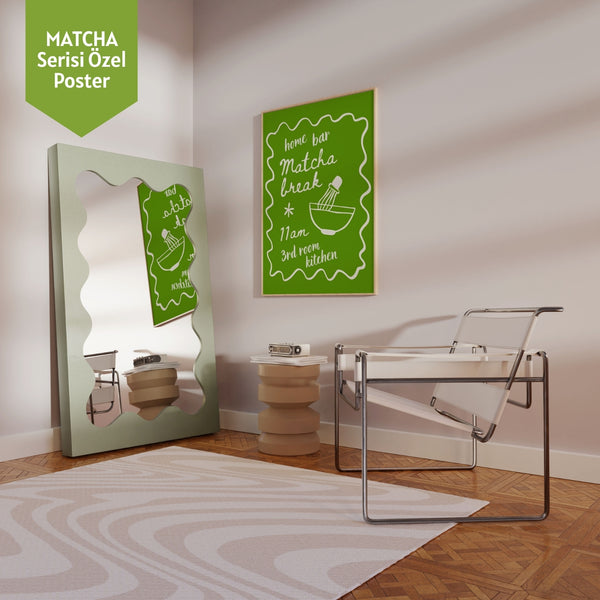 Mim and More x Luminara Studio Home Bar Matcha Break 11am 3rd Room Kitchen Poster
