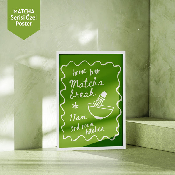 Mim and More x Luminara Studio Home Bar Matcha Break 11am 3rd Room Kitchen Poster