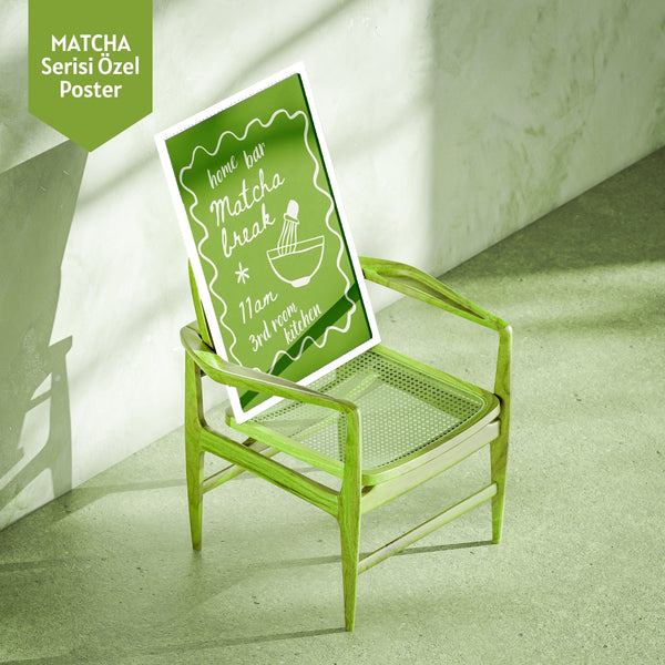 Mim and More x Luminara Studio Home Bar Matcha Break 11am 3rd Room Kitchen Poster