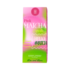 Pink Matcha Kapsül – Nespresso Uyumlu Pembe Superfood Matcha Tozu, 10'lu Paket