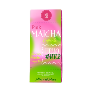 Pink Matcha Kapsül – Nespresso Uyumlu Pembe Superfood Matcha Tozu, 10'lu Paket