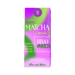 Berry Matcha Kapsül - Nespresso Uyumlu, Böğürtlen Aromalı Matcha Tozu 10'lu Paket