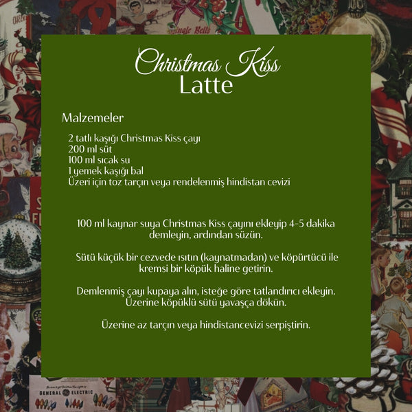 Christmas Kiss Tea – Macadamia Aromalı Seylan Siyah Çayı, 50 g