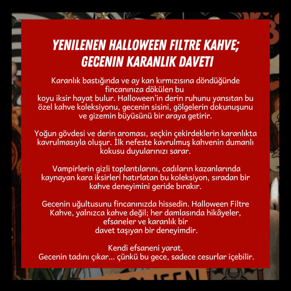 Halloween Coffee - Cadılar Bayramı Filtre Kahve 200 G