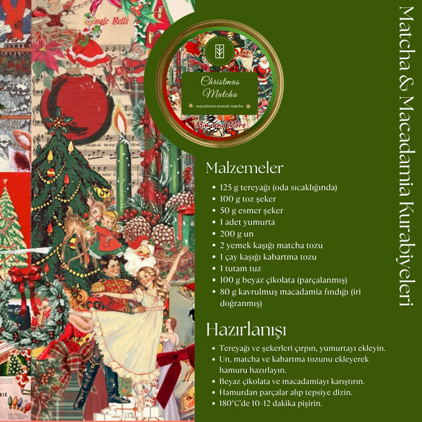 Christmas Kiss 2025 Matcha – Macadamia Aromalı Matcha 25 gr