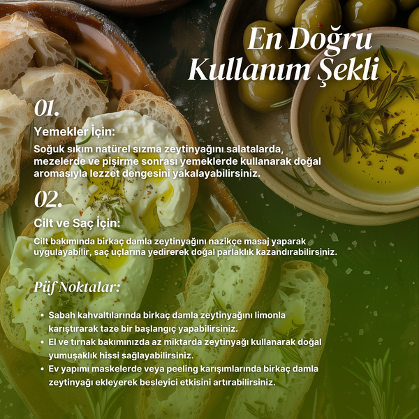Saf Natürel Sızma Zeytinyağı 250 ml — Soğuk Sıkım, %100 Doğal Zeytinyağı, 250 ml
