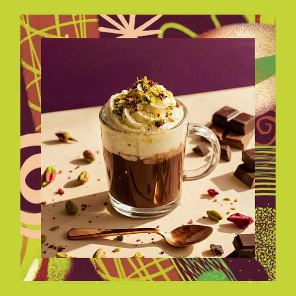 Pistachio Hot Chocolate - Antep Fıstıklı Sıcak Çikolata Tozu Tin, 200 g