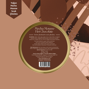 Mocha Mousse Hot Chocolate - Krem Çikolatalı Sıcak Çikolata Tin 50 G