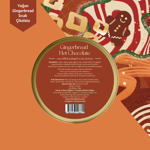 Gingerbread Hot Chocolate - Zencefilli Kurabiyeli Sıcak Çikolata Tin, 50 G