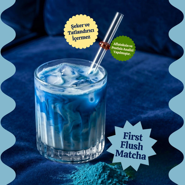 Blue Matcha Powder - Mavi Spirulina Superfood Matcha Tozu Doypack 25 g
