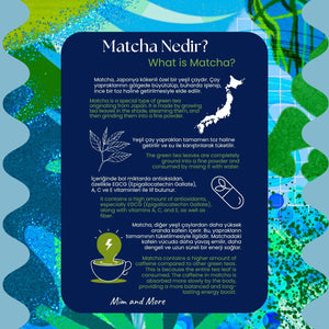 Blue Matcha Powder - Mavi Spirulina Superfood Matcha Tozu Doypack 25 g