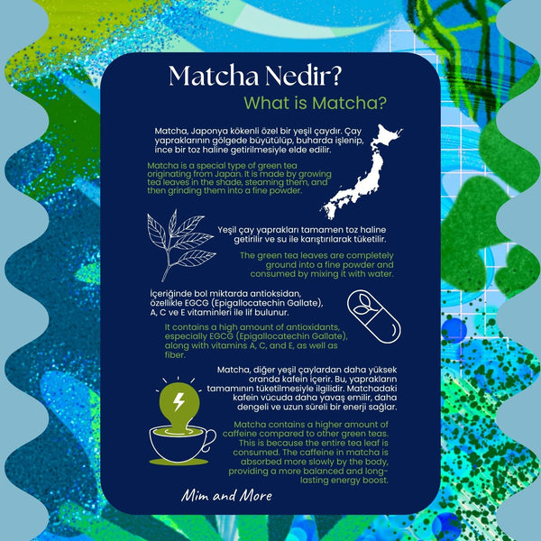 Blue Matcha Powder - Mavi Spirulina Superfood Matcha Tozu Doypack 25 g