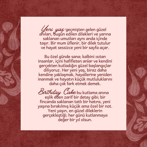 Birthday Cake Coffee - Çilek & Vanilya Aromalı Filtre Kahve 200 g