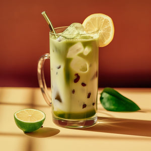 Lemon Matcha – Limon Aromalı Ceremonial Grade Matcha Tozu 100 g