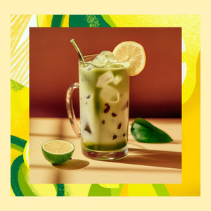 Lemon Matcha – Limon Aromalı Ceremonial Grade Matcha Tozu 100 g