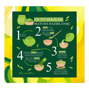Lemon Matcha – Limon Aromalı Ceremonial Grade Matcha Tozu 100 g
