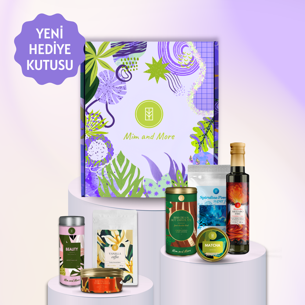 Glow Hediye Kutusu | Saf Matcha, Beauty Tea, Spirulina, Kahve & Sirke – Doğal Işıltı Seti