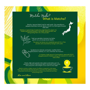 Lemon Matcha – Limon Aromalı Ceremonial Grade Matcha Tozu 100 g