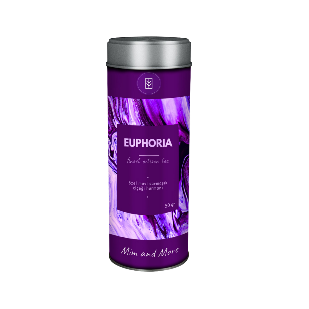 Euphoria Tea – Ahududulu Mavi Sarmaşık Çiçeği Harmanı, 50 g