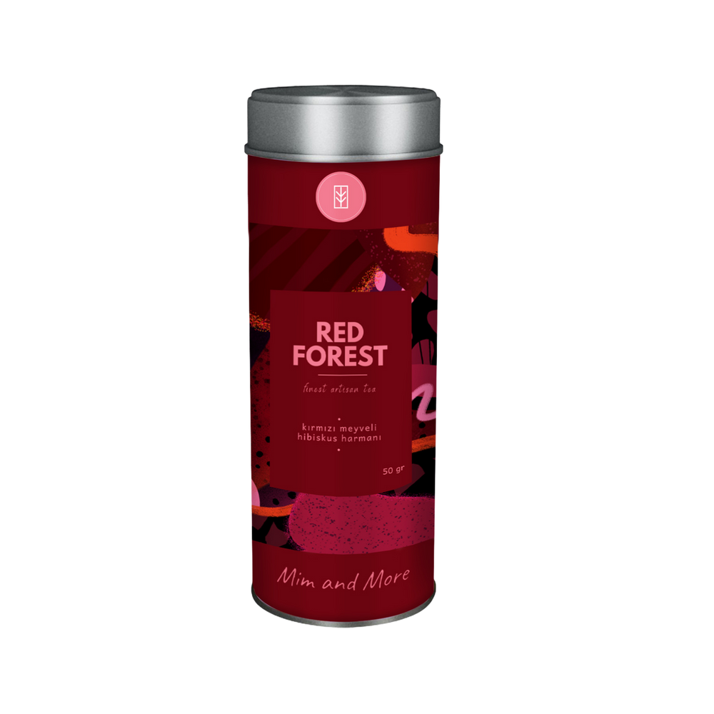 Red Forest Tea - Kırmızı Orman Meyveli Hibiskus Çayı 50 g