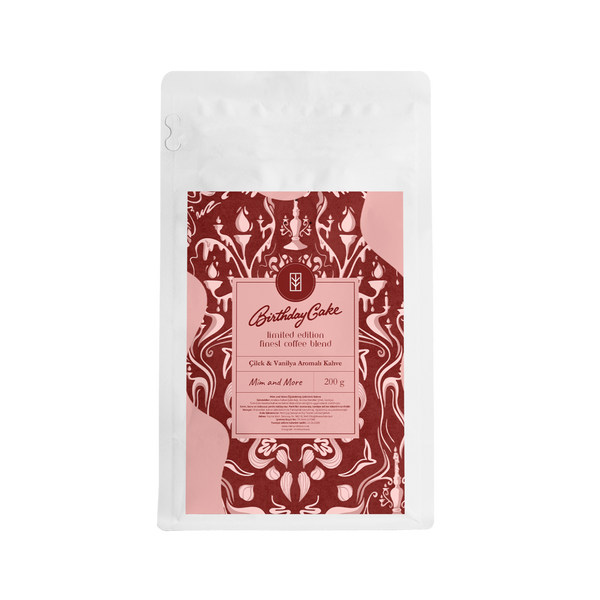Birthday Cake Coffee - Çilek&Vanilya Aromalı Filtre Kahve, 200 gr