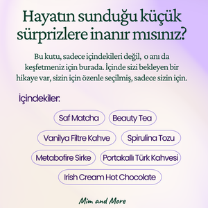 Glow Hediye Kutusu | Saf Matcha, Beauty Tea, Spirulina, Kahve & Sirke – Doğal Işıltı Seti