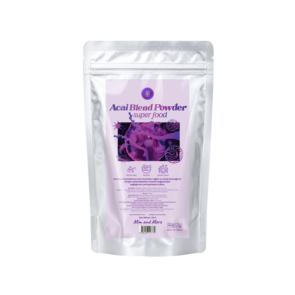 Doğal Acai Tozu - Superfood Acai Blend Powder 50 g