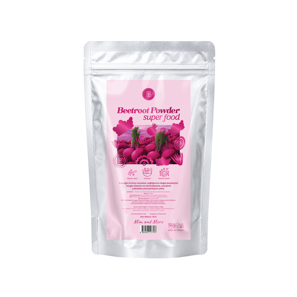 Doğal Pancar Tozu – %100 Saf Beetroot Powder 100 g