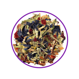 Euphoria Tea – Ahududulu Mavi Sarmaşık Çiçeği Harmanı 100 g