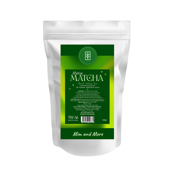 Matsu Matcha - İlk Hasat Premium Saf Matcha Tozu 100 G
