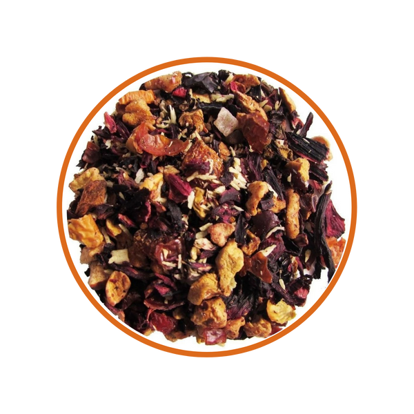 Summer Sun – Ananaslı Hibiskus Meyve ve Bitki Çayı 100 g