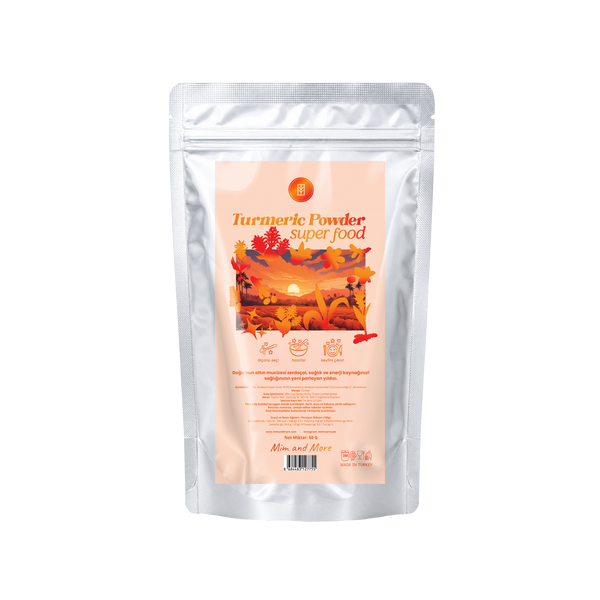 Doğal Turmeric Powder – %100 Saf Zerdeçal Tozu 50 g