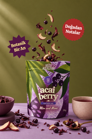 Acai Berry Tea - Acai Meyveli Bitki Çayı 40 g
