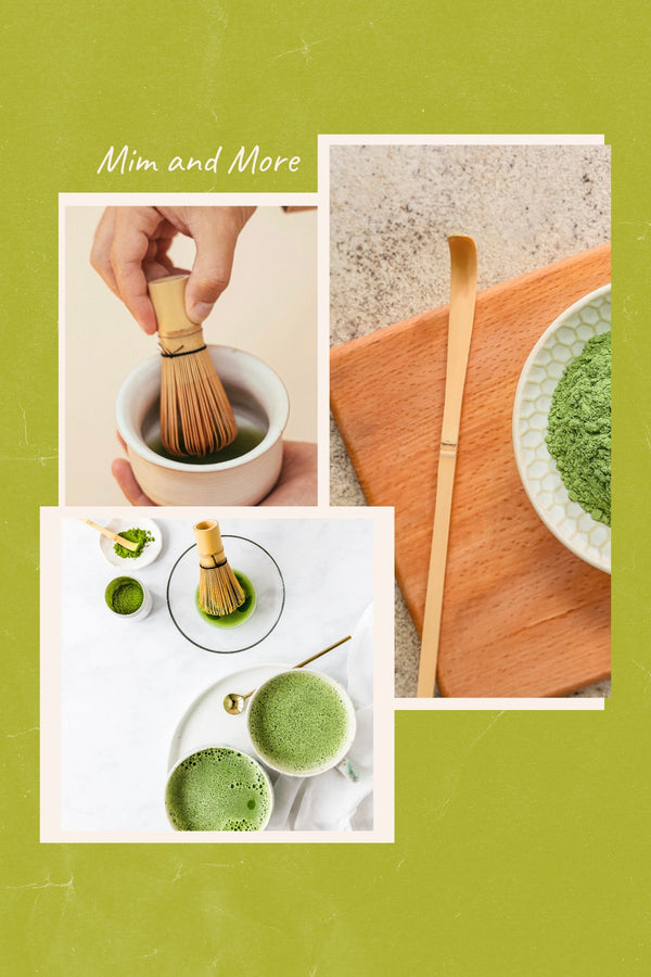 Bamboo Matcha Whisk & Bamboo Matcha Kaşık Set
