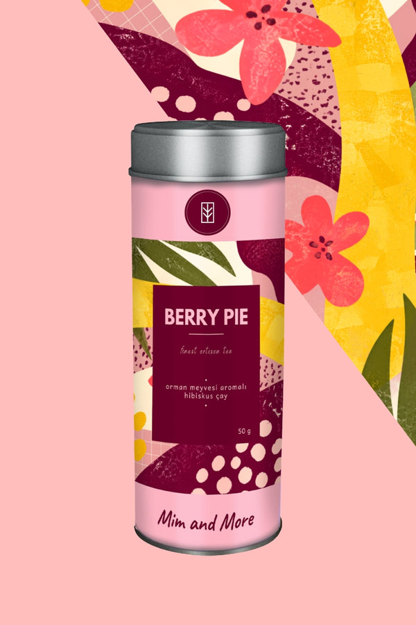 Berry Pie Tea – Orman Meyveleri Aromalı Hibiskus Çayı Tin 50 g