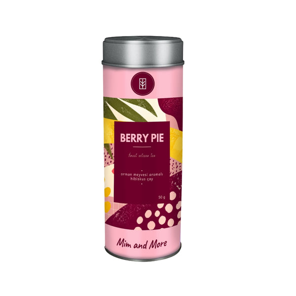 Berry Pie Tea – Orman Meyveleri Aromalı Hibiskus Çayı Tin 50 g