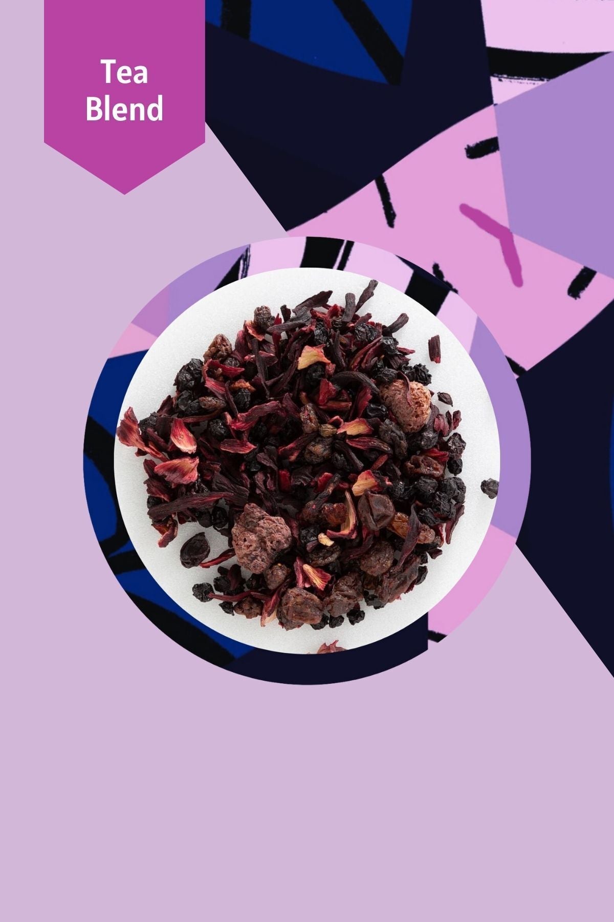 Berry Tea - Böğürtlenli Hibiskus Çayı, 50 gr – Mim and More