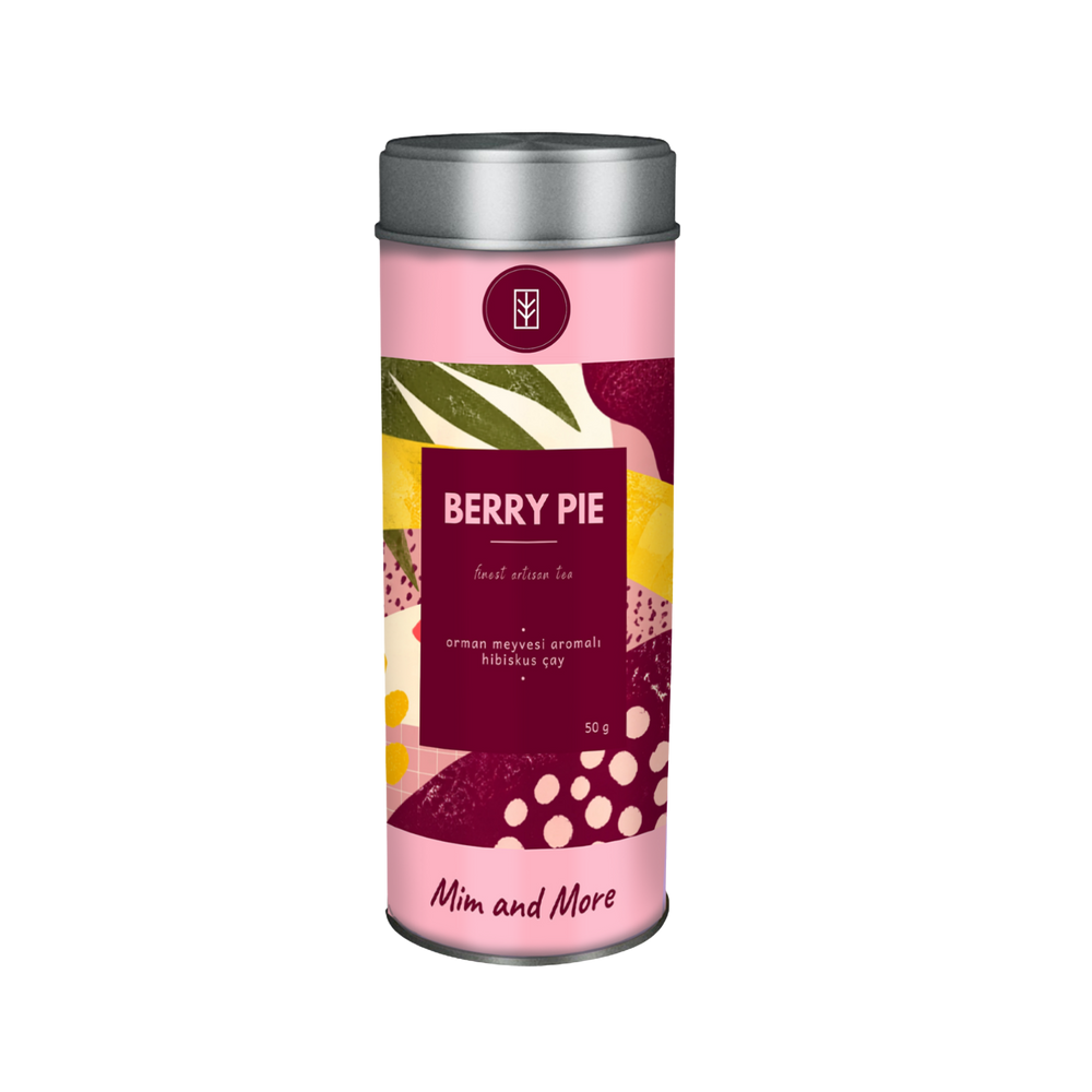 Berry Pie Tea – Orman Meyveleri Aromalı Hibiskus Çayı Tin 50 g