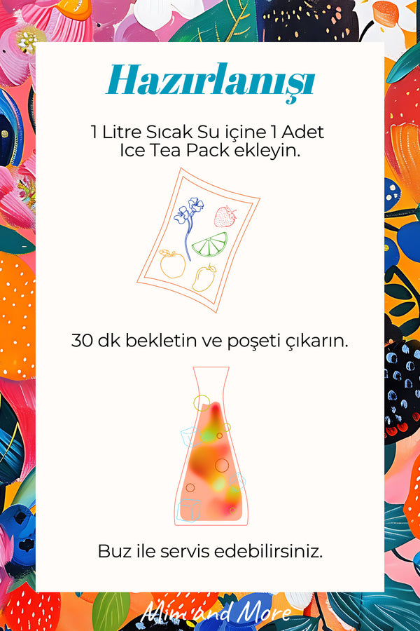 Bestseller Ice Tea Pack – 5 Çeşit Karışık Soğuk Çay Paketi 5x20 g