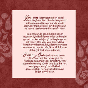 Birthday Cake Set – Çilek & Vanilya Aromalı Matcha, Çay & Kahve Hediye Seti